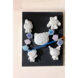 STELLA CANDLE WORKSHOP Hello kitty ve Arkadaşları / boyayın seti, kendin yap, dıy, doğum günü hediyesi, tatil hediyesi,