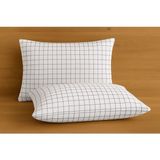 Stella Flavo Desenli Pamuklu Yastık Kılıfı 2 Adet 50 x 70CM - Siyah