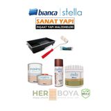 Stella Set 500Ml - Beyaz Boya Bakir Mermer Effekt Sprey Maximo Sivi Cam Parlak