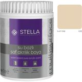 STELLA Su Bazlı Saf Akrilik Boya 1 Litre Kum beji