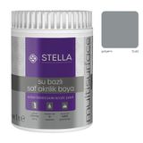 Stella Su Bazlı Saf Akrilik Boya (Gölgem Ral-7045) 1 Litre