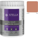 Stella Su Bazlı Saf Akrilik Boya (Pudra RAL-3012) - 1 Litre