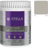 Stella Su Bazlı Saf Akrilik Boya (Taş RAL-7044) - 1 Litre