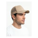 STELLA VESTİNO Unisex Fileli Trucker Şapka - Düz Kanvas Spor Beyzbol Kep