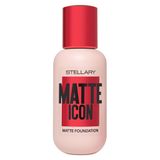Stellary Matte Icon Fondöten 02 Natural Matte Finish Long Lasting Wear