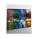 StellaStore 4 Mevsim Manzara Kanvas Tablo, 60 x 90