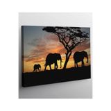 StellaStore Fil Ve Ağaç Kanvas Tablo, 40 x 60