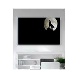 StellaStore Gece Dolunay Ve Kurt Kanvas Tablo, 30 x 40