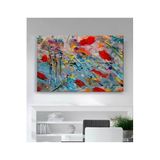 StellaStore Gelincik Yağlı Boya Görünümlü Kanvas Tablo, 80 x 120