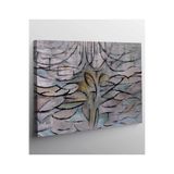 StellaStore Mondrian Piet Çiçek Açan Elma Ağacı Kanvas Tablo, 50 x 70
