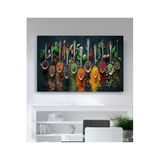StellaStore Mutfak Baharatlar Hd Baskı Kanvas Tablo Sb-45832,50 X 70