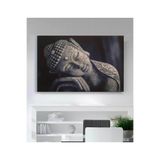 StellaStore Nakış Dini Buda Heykeli Kanvas Tablo, 70 x 100
