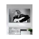 StellaStore Şarkıcı Kurt Cobain Kraft Kanvas Tablo, 70 x 100