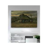 StellaStore Vincent Van Gogh Yazlık De Kulübe Kanvas Tablo, 40 x 60