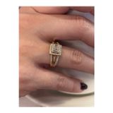 Stelle Jewelry Xuping Kadın Baget Taşlı Rose Yüzük İkili Gövde Tasarımlı Numaralı Yüzük
