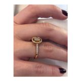 Stelle Jewelry Xuping Kadın Oval Baget Zirkon Taşlı Vintage Yüzük Rose Gold Kaplama Numaralı Yüzük