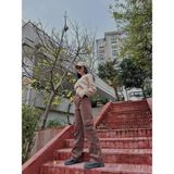 Stellina Kargo Cep Wide Leg Pantolon - Yeşil - 31