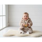 Stellina Peluş Bebek Montu ve Eşofman Takımı - 2 - 3 Yaş - Açık Bej