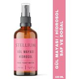 Stellium %100 Doğal Gül Mayası Suyu 100 ml Tüm Cilt Tipleri İçin Aydınlatıcı ve Gözenek Sıkılaştırıcı