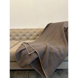 Stelo de Maro Joy %100 Pamuk 4 Kat Müslin Throw Tv Battaniyesi & Koltuk Şalı Antrasit - 120 x 170 cm - Antrasit - Gri