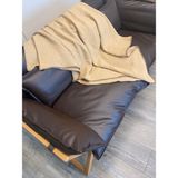 Stelo de Maro Joy Pamuk 4 Kat Müslin Throw Tv Battaniyesi & Koltuk Şalı Gold Bej - 120 x 170 cm - Altın - Bej
