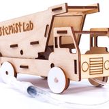 Stemist Box Eğitici Ahşap Zeka Geliştirici Oyuncak Robotik Kodlama HİDROLİK KAMYON