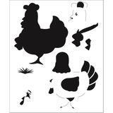 Stencil Sarayi Boyama Şablon 3 Boyutlu - 5012 - 40X60