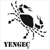 Stencil Sarayi Boyama Şablon Burçlar - 1303 - 40X40