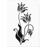 Stencil Sarayi Boyama Şablon Çiçek ve Meyve - 8344 - 40X60