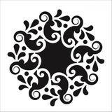 Stencil Sarayi Boyama Şablon Damask Çini Mandala - 1113 - 40X40