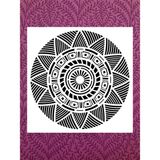 Stencil Sarayi Boyama Şablon Damask Çini Mandala - 2016 Ölçü 60X60