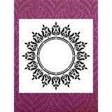 Stencil Sarayi Boyama Şablon Damask Çini Mandala - 2213 Ölçü 80X80