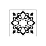 Stencil Sarayi Boyama Şablon Damask Çini Mandala - 4694 - 40X40