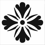 Stencil Sarayi Boyama Şablon Damask Çini Mandala - 8601 - 60X60