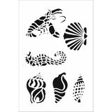 Stencil Sarayi Boyama Şablon Deniz - 4134 - 20X30