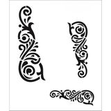 Stencil Sarayi Boyama Şablon Desenler - 1206 - 30X30