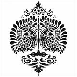 Stencil Sarayi Boyama Şablon Desenler - 8033 - 60X60