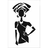 Stencil Sarayi Boyama Şablon Figür - 8583 - 80X100