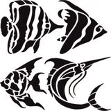 Stencil Sarayi Boyama Şablon Hayvanlar - 4537 - 30X30