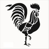 Stencil Sarayi Boyama Şablon Hayvanlar - 4541 - 30X30