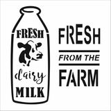 Stencil Sarayi Boyama Şablon Mutfak Obje ve Yazıları - 7998 - 60X60