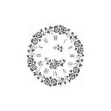 Stencil Sarayi Boyama Şablon Saat - 4024 - 60X60