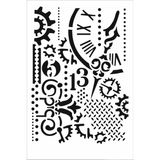 Stencil Sarayi Boyama Şablon Saat - 4442 - 40X60