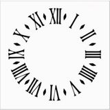 Stencil Sarayi Boyama Şablon Saat - 8200 - 40X40