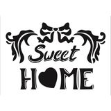 Stencil Sarayi Boyama Şablon Yazı ve Numaralar - 1318 - 40X60