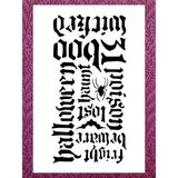 Stencil Sarayi Boyama Şablon Yazı ve Numaralar - 2171 Ölçü 80X100