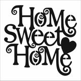 Stencil Sarayi Boyama Şablon Yazı ve Numaralar - 4141 - 30X30