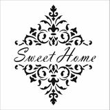 Stencil Sarayi Boyama Şablon Yazı ve Numaralar - 4610 - 30X30