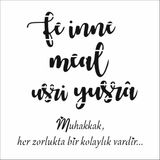 Stencil Sarayi Boyama Şablon Yazı ve Numaralar - 8099 - 80X80