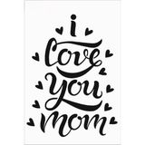 Stencil Sarayi Boyama Şablon Yazı ve Numaralar - 8230 - 20X30